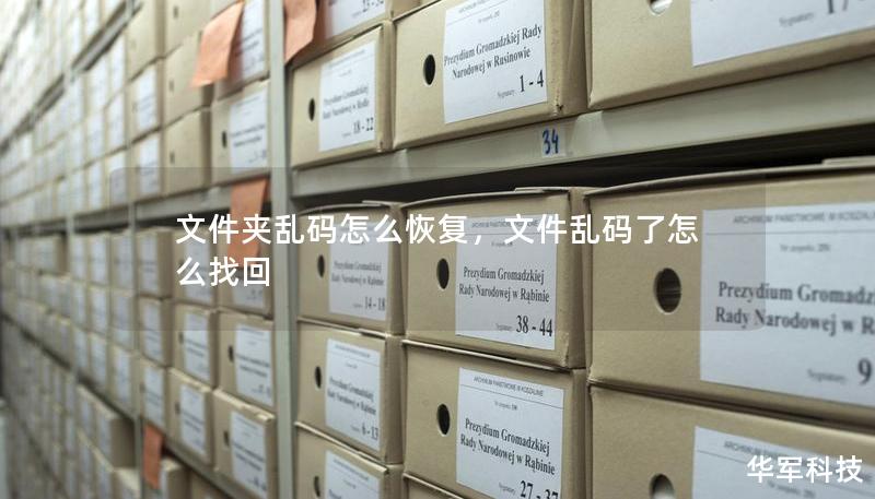 文件夾亂碼怎么恢復，文件亂碼了怎么找回