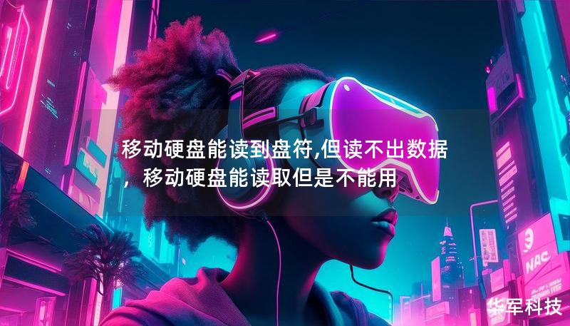 移動硬盤能讀到盤符,但讀不出數據，移動硬盤能讀取但是不能用