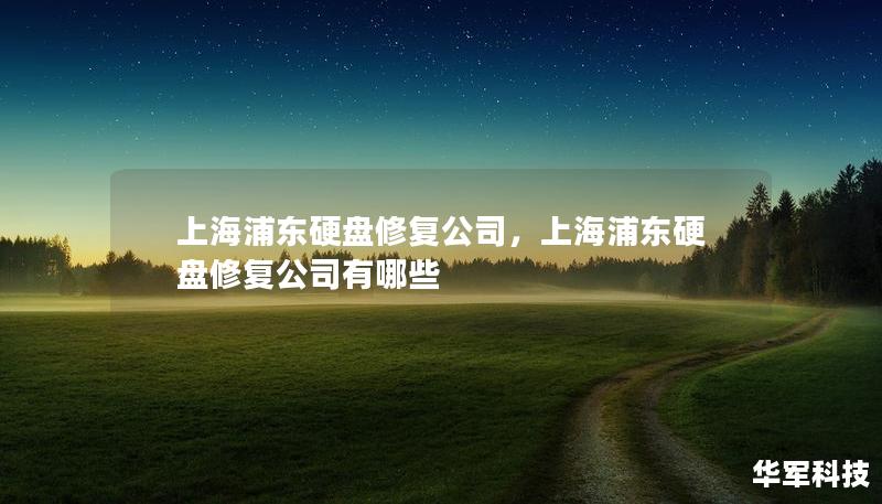 上海浦東硬盤修復公司，上海浦東硬盤修復公司有哪些