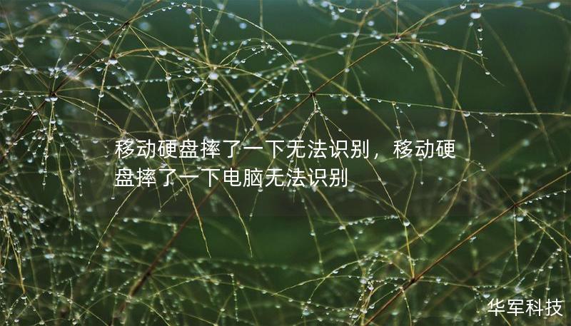 移動硬盤摔了一下無法識別，移動硬盤摔了一下電腦無法識別