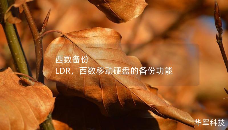 西數備份 LDR，西數移動硬盤的備份功能