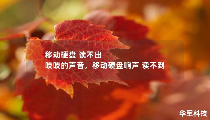 移動硬盤 讀不出 吱吱的聲音，移動硬盤響聲 讀不到