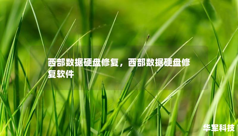 西部數據硬盤修復，西部數據硬盤修復軟件