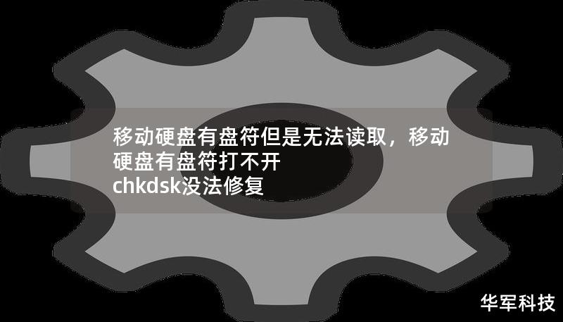 移動硬盤有盤符但是無法讀取，移動硬盤有盤符打不開 chkdsk沒法修復