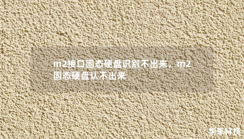 m2接口固態硬盤識別不出來，m2固態硬盤認不出來