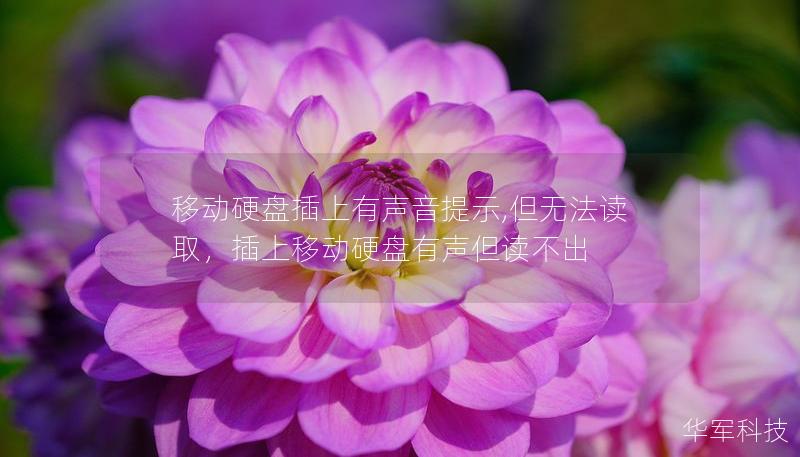移動硬盤插上有聲音提示,但無法讀取，插上移動硬盤有聲但讀不出