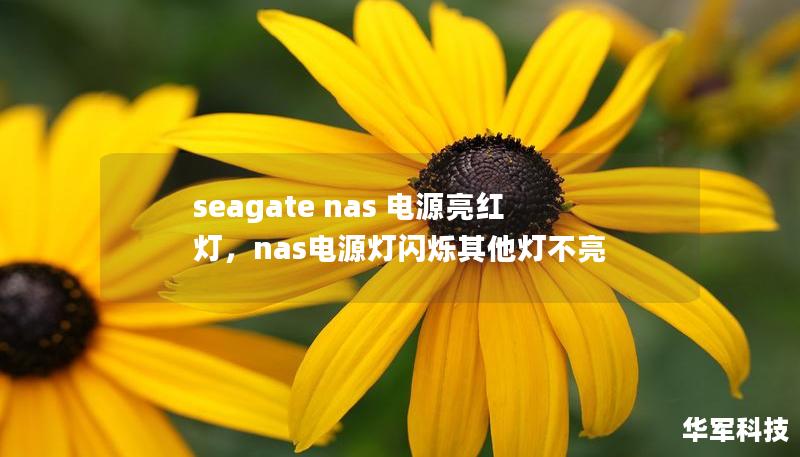 seagate nas 電源亮紅燈，nas電源燈閃爍其他燈不亮
