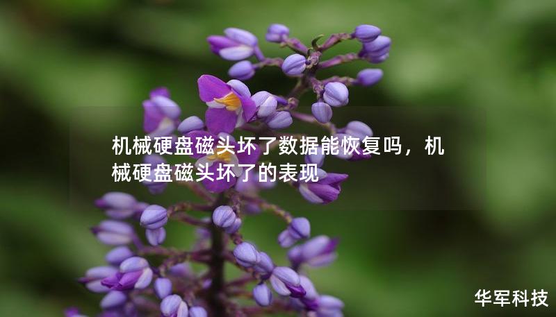 機械硬盤磁頭壞了數據能恢復嗎，機械硬盤磁頭壞了的表現