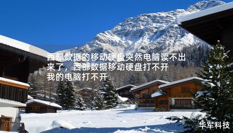 西部數據的移動硬盤突然電腦讀不出來了，西部數據移動硬盤打不開 我的電腦打不開