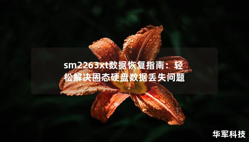 sm2263xt數據恢復指南：輕松解決固態硬盤數據丟失問題