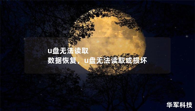 u盤無法讀取 數據恢復，u盤無法讀取或損壞
