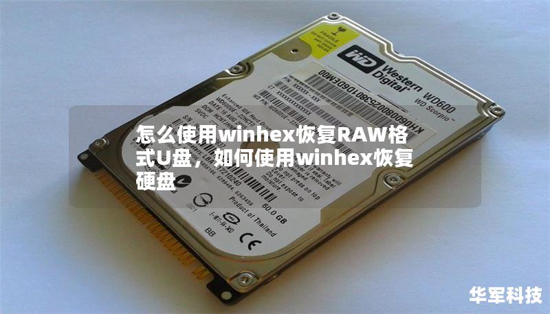 怎么使用winhex恢復RAW格式U盤，如何使用winhex恢復硬盤