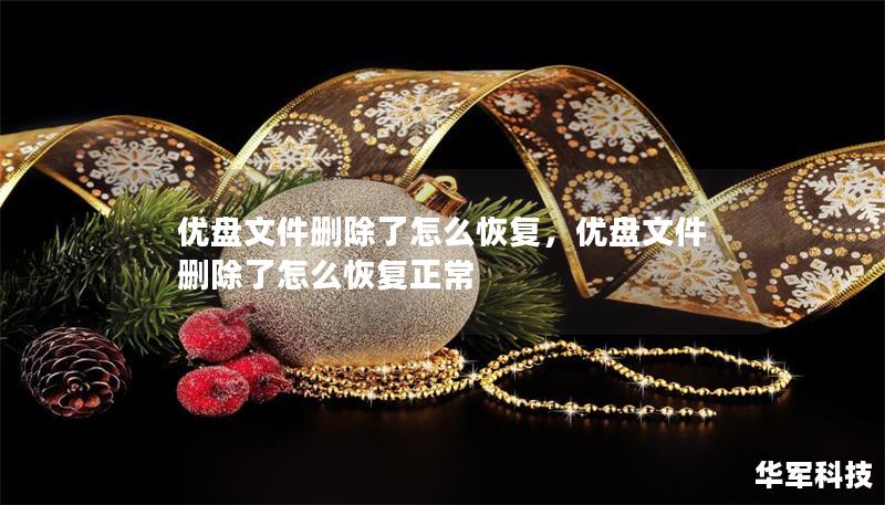 優(yōu)盤文件刪除了怎么恢復(fù)，優(yōu)盤文件刪除了怎么恢復(fù)正常