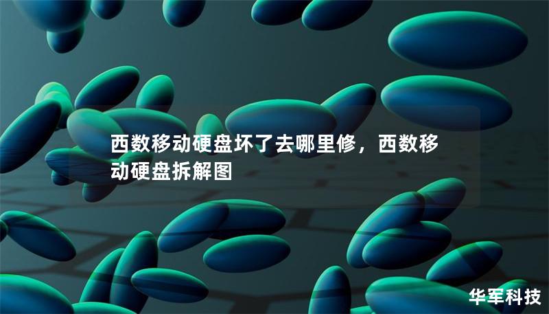 西數移動硬盤壞了去哪里修，西數移動硬盤拆解圖