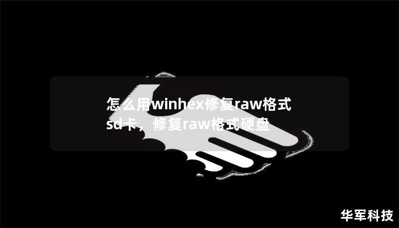 怎么用winhex修復raw格式sd卡，修復raw格式硬盤