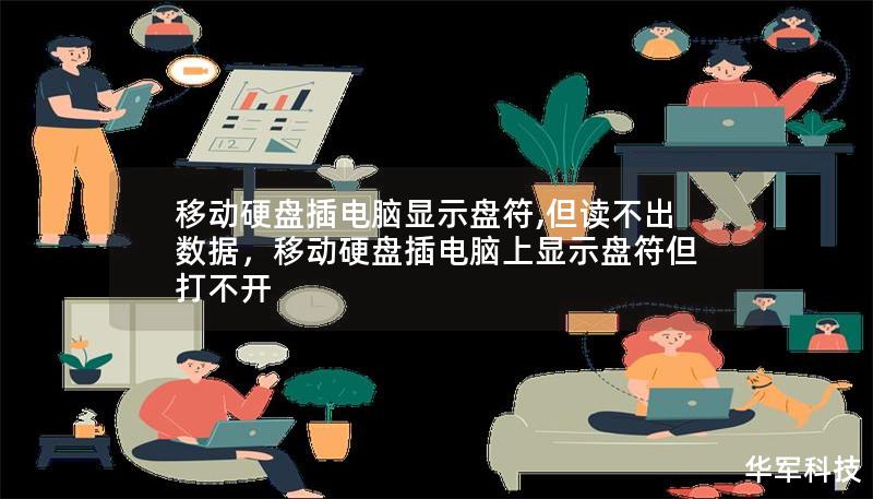 移動硬盤插電腦顯示盤符,但讀不出數據，移動硬盤插電腦上顯示盤符但打不開