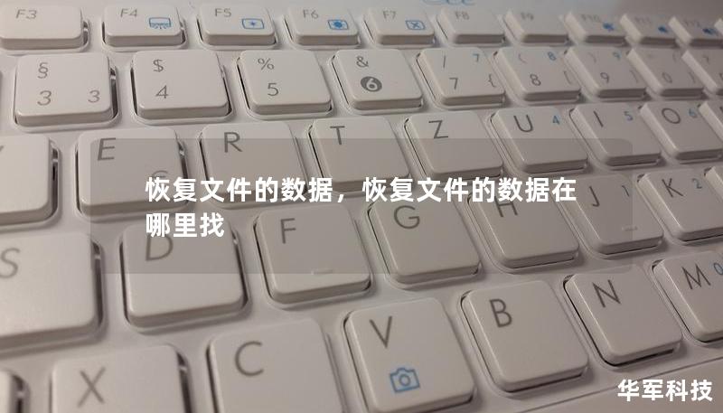 恢復文件的數據，恢復文件的數據在哪里找
