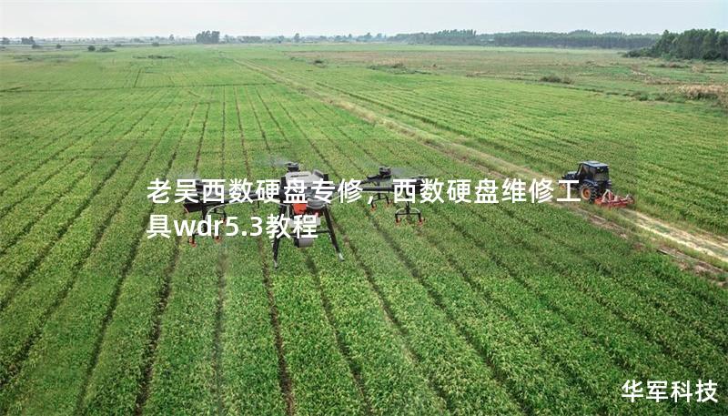 老吳西數(shù)硬盤專修，西數(shù)硬盤維修工具wdr5.3教程