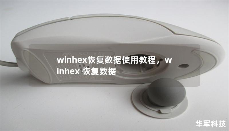 winhex恢復數據使用教程，winhex 恢復數據