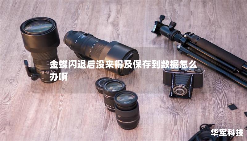 金蝶閃退后沒來得及保存到數據怎么辦啊