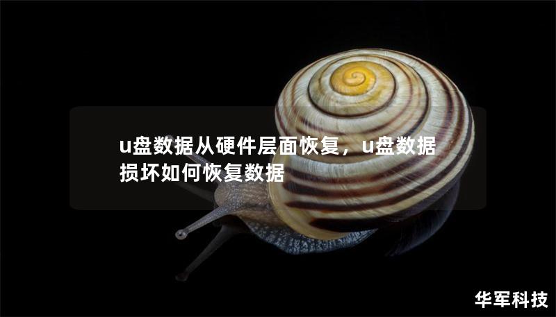 u盤數據從硬件層面恢復，u盤數據損壞如何恢復數據