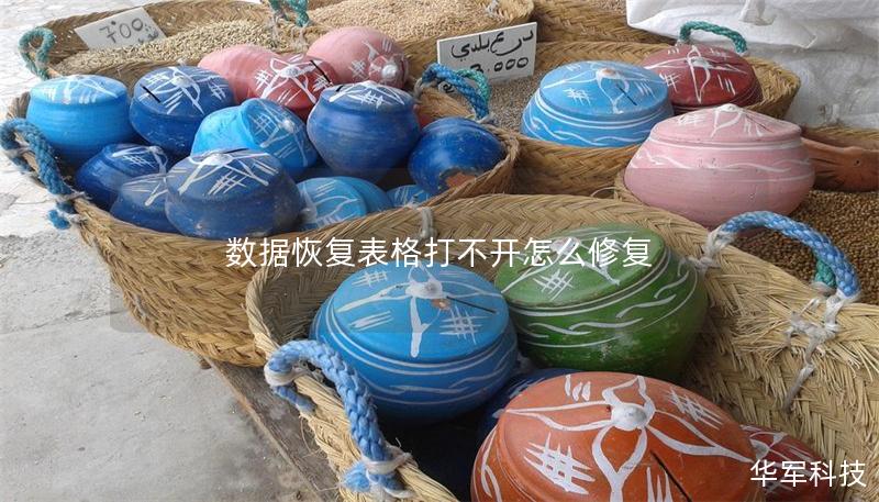 數(shù)據(jù)恢復(fù)表格打不開怎么修復(fù)