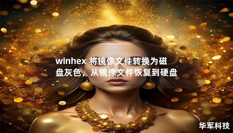 winhex 將鏡像文件轉(zhuǎn)換為磁盤灰色，從鏡像文件恢復到硬盤